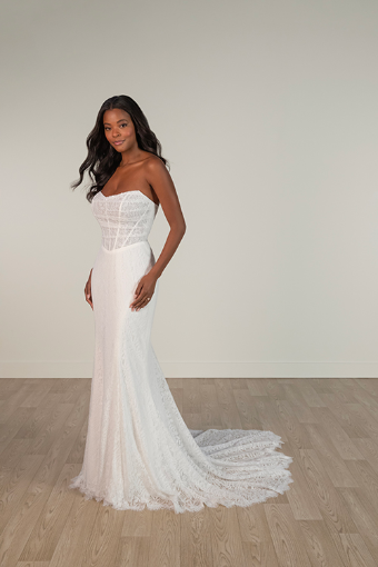 Essense of Australia SY8086 #0 default (IV-IVR) IVORY LACE OVER IVORY GOWN thumbnail