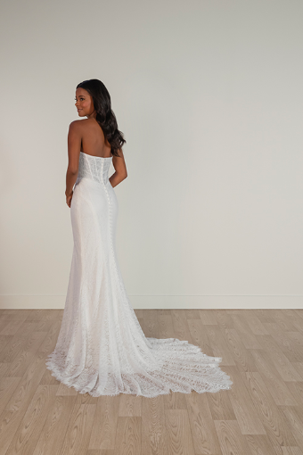 Essense of Australia SY8086 #1 (IV-IVR) IVORY LACE OVER IVORY GOWN thumbnail
