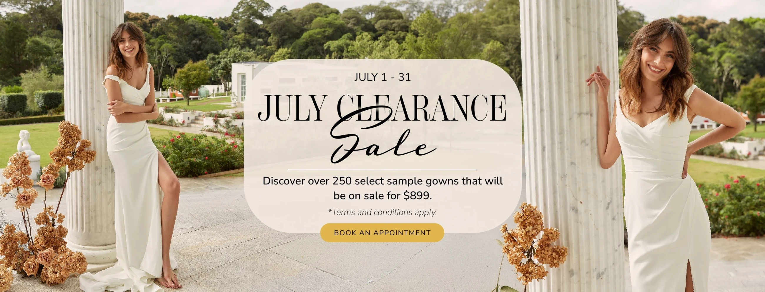 July Clearance Sale Banner
